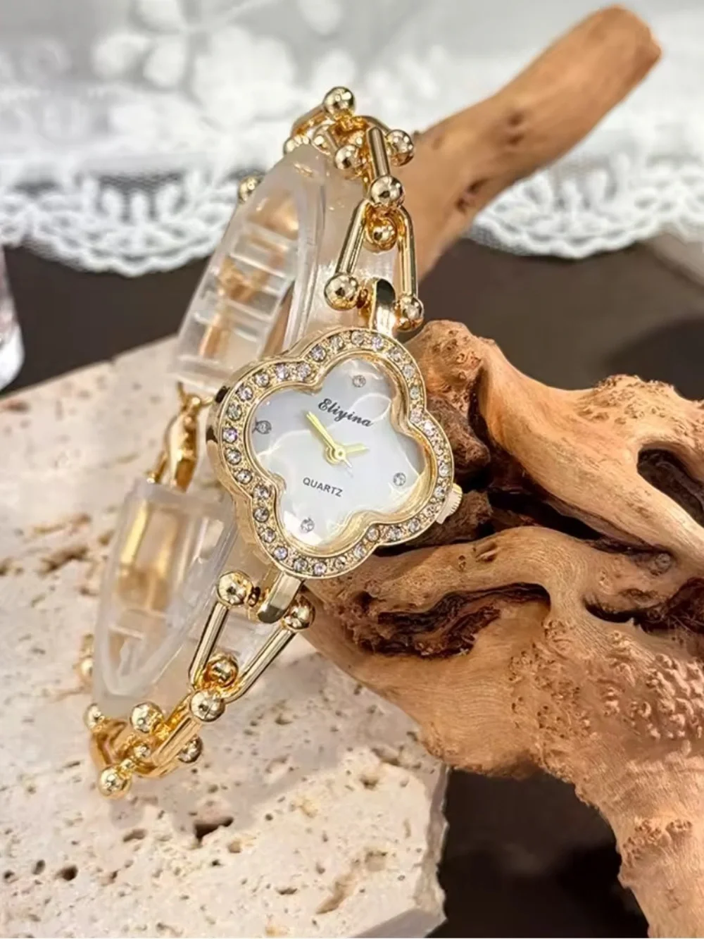 Anthropologie sparkling gold